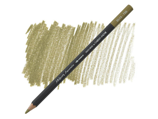 Olive Brown 39 museum aquarel Caran D'Ache