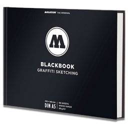 One4all blackbook Graffiti Sketching A5 landscape MOLOTOW papier 68 vellen