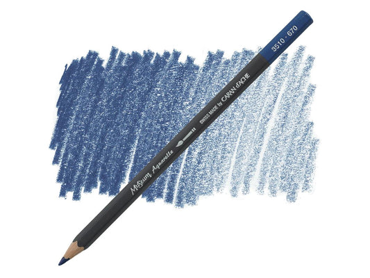 Permanent Blue 670 museum aquarel Caran D'Ache