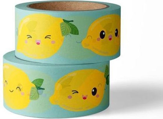 Washi tape citroentjes 15 x 10mm studio inktvis