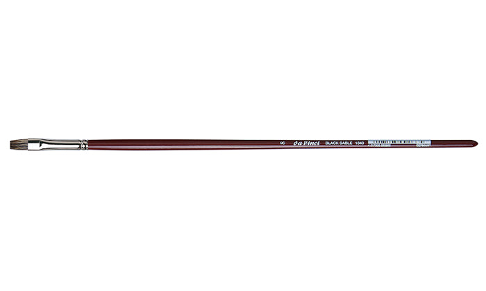 Davinci penseel Olie 1840.8 Black Sable Plat