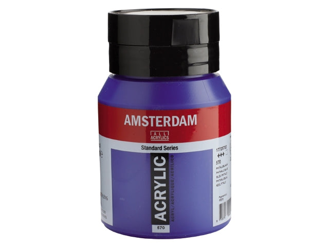 Amsterdam Acryl 500ml 570 Phtaloblauw