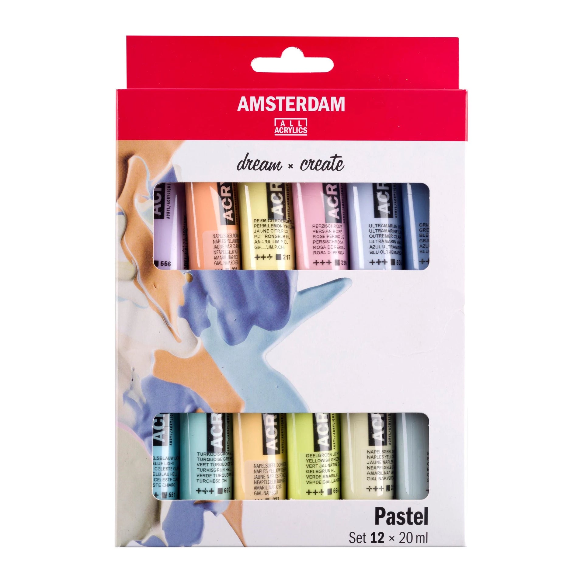 Amsterdam Acrylverf Set Pastel 12x20 ml – Busch & van der Worp