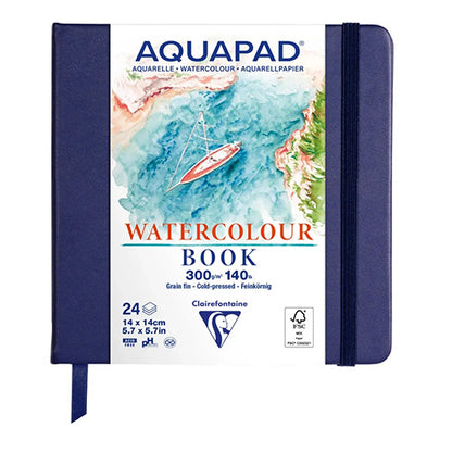 Aquapad 300 gr. 14 x 14 cm (24 bladzijdes) Aquarelpapier Clairefontaine