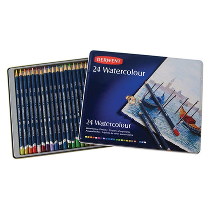 Derwent Watercolour Set 72 aquarelpotloden in houten cassette Derwent Watercolour Set 72 aquarelpotloden in houten cassette