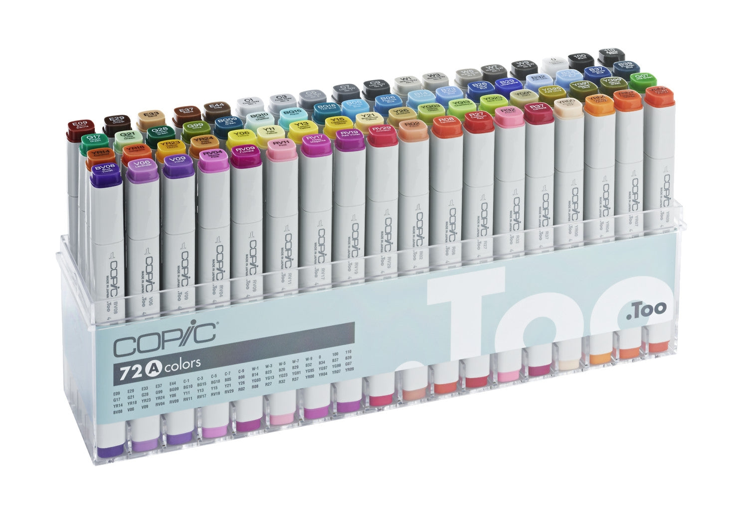 Copic markers, set A 72 kleuren CopicSet – Busch & van der Worp