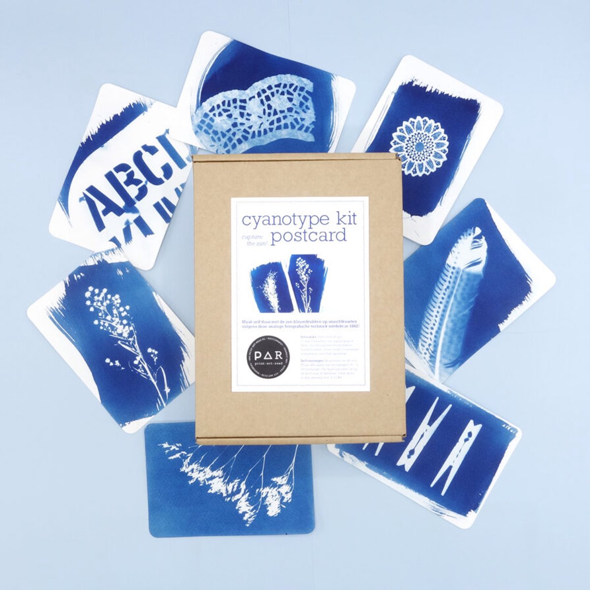 Cyanotype DIY Kit Ansichtkaarten