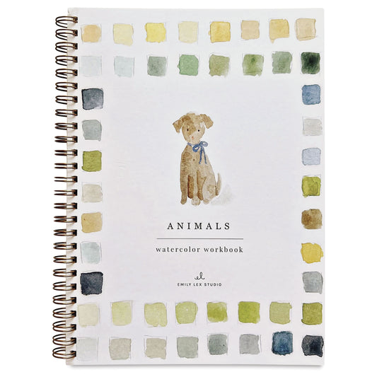 Aquarelverf werkboek - Dieren