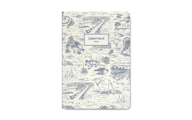 Limited Edition Notitieboek A5 Caran D'ache Toile de Jouy
