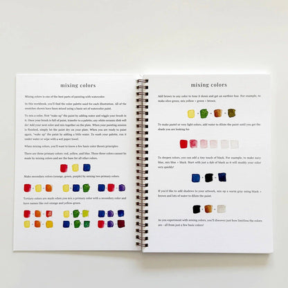 Aquarelverf werkboek - Fruit - emily lex studio watercolor workbook