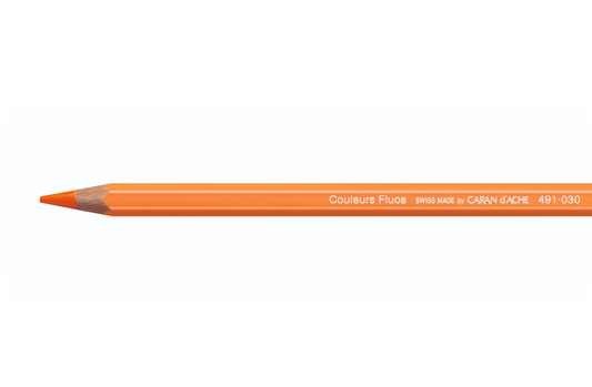 FLUO Oranje 491.030 Maxi Kleurpotlood Caran d'ache