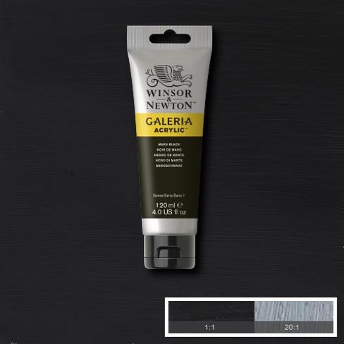 120ml  386 S1  Mars Black Galeria Acryl