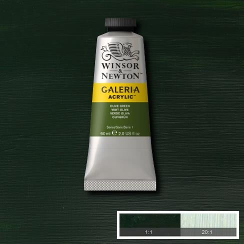 60ml  447 S1  Olive Green Galeria Acryl