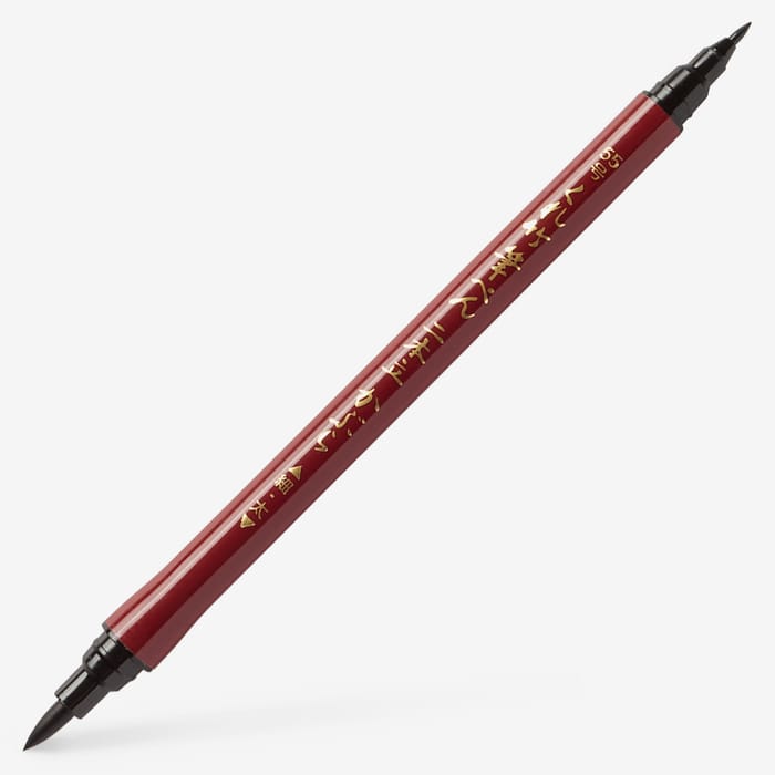 Kuretake Nihon-Date Kabura N° 55 fude pen — zwarte inkt