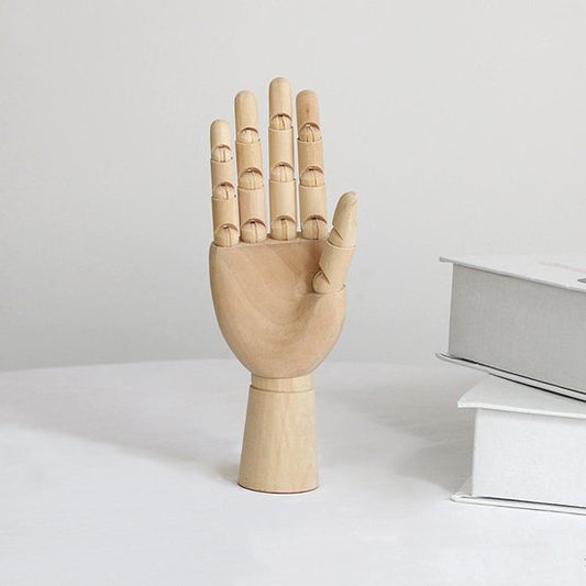 Model hand, rechts 20 cm hoog