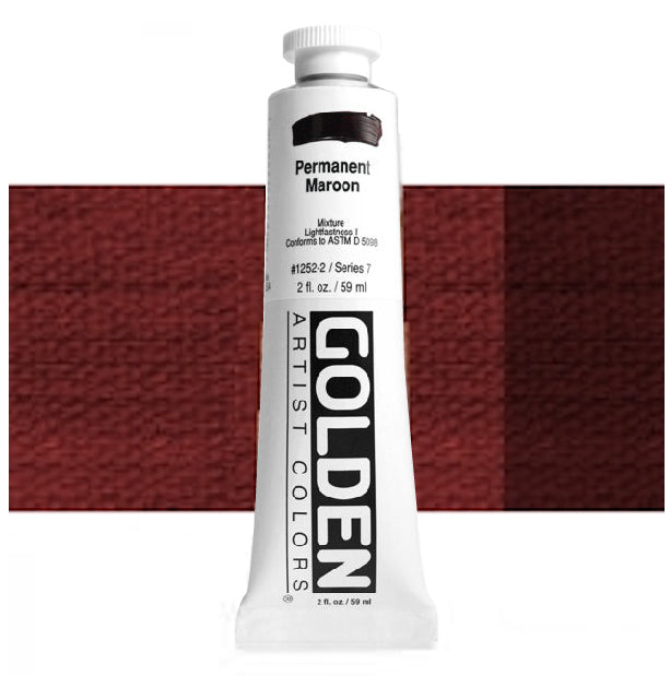 Tabella colori acrilico Golden Heavy Body Artist - Vera Arte