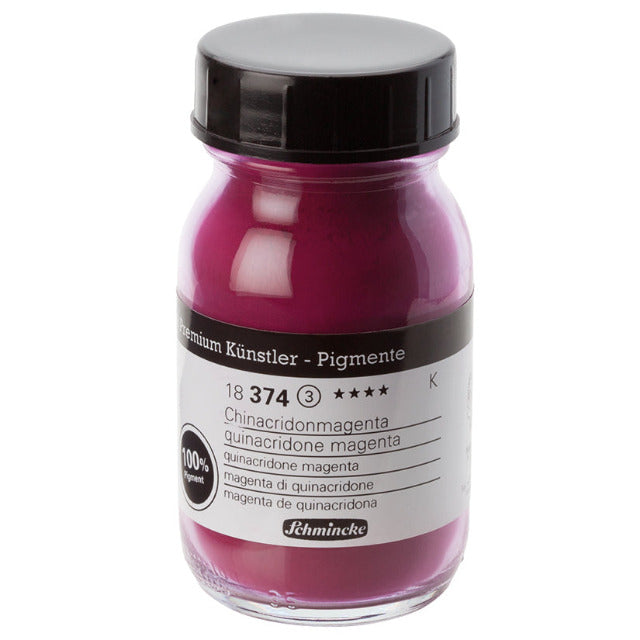 Quinacidrone Magenta Rood no 374 pigment poeder Schmincke