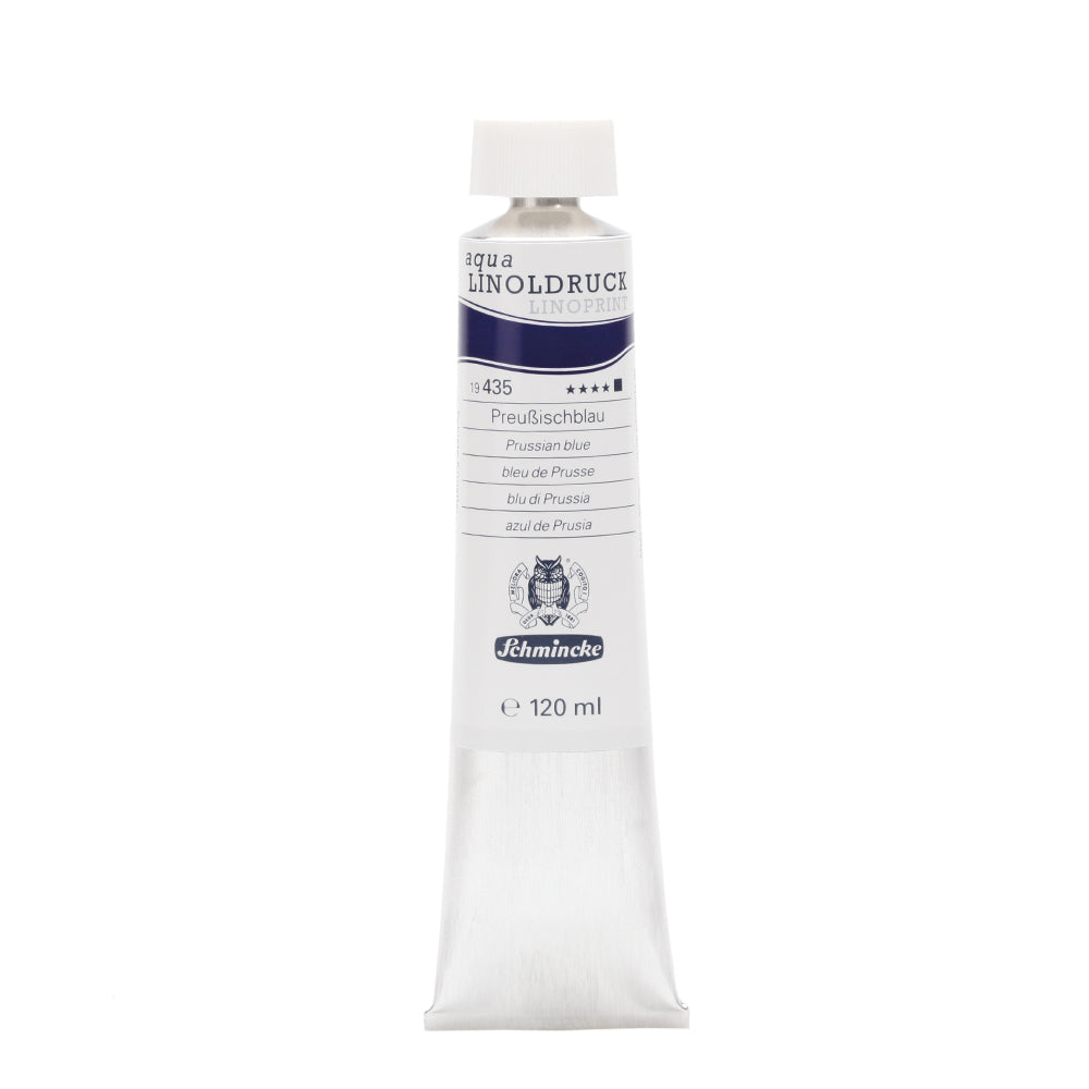 Blockprint inkt Waterbasis 120ml Schmincke Pruissich Blauw no 435