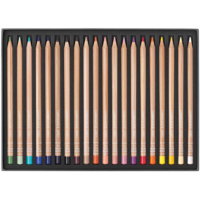 Luminance Set 20 Portret Kleuren Doos Caran D'Ache Aanbieding