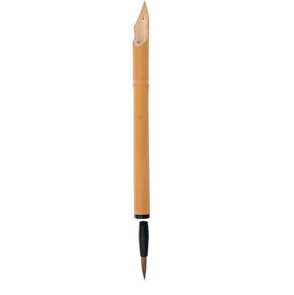 Bamboe rietpen 19cm met penseel