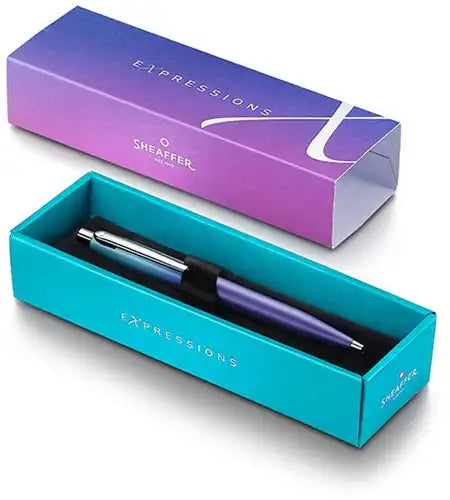 Balpen Sheaffer VFM 9430 Expressions, gradient blue chrome trims