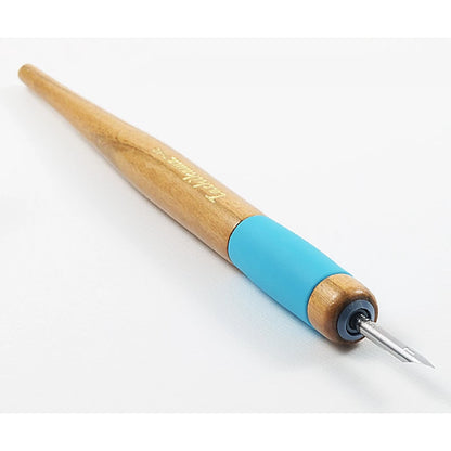 Tachikawa - houten penhouder Blauw