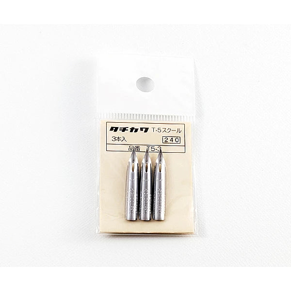 Tachikawa No. 5 - School Type Nib - Pack of 3