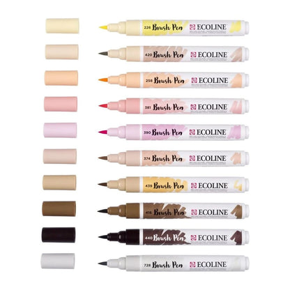 Ecoline Brushpen Skin / portret set 10