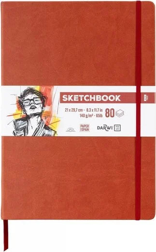 Dummie Darwi Rood A4 (21x29.7 cm) wit papier 80 vellen 140 gram
