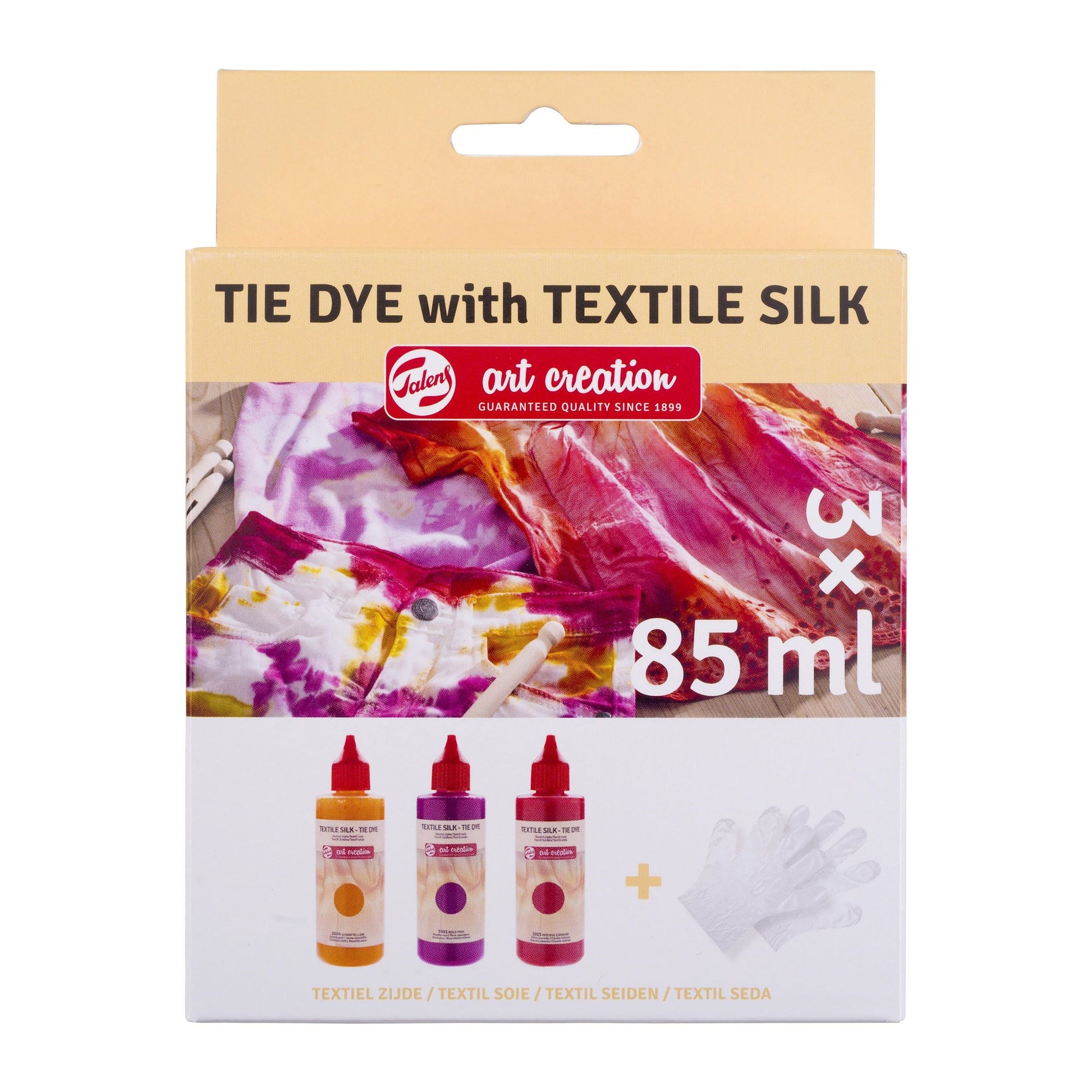 Tie Dye Set 3x 85 ml Roze