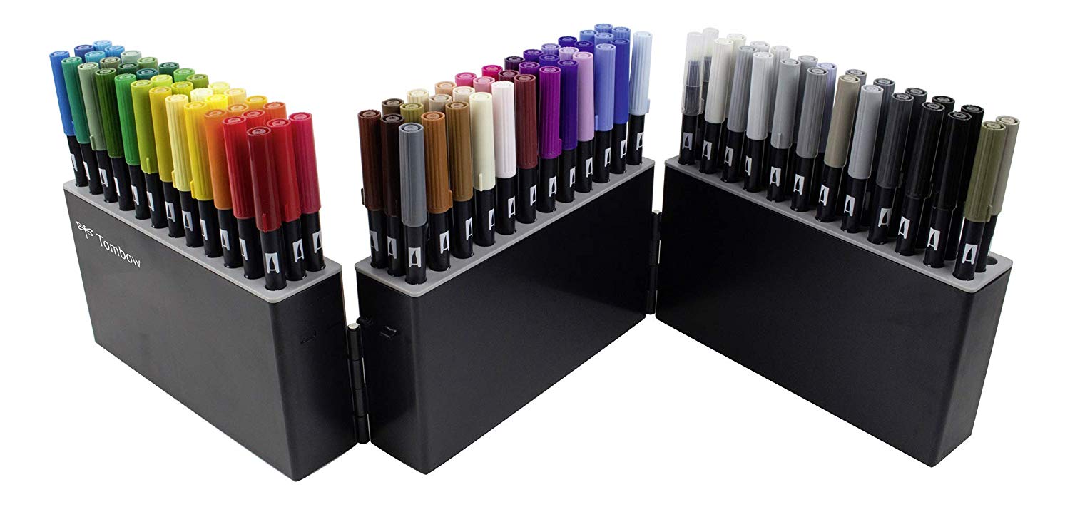 Dual Brush ATB Lege Case voor 108 markers – Busch & van der Worp