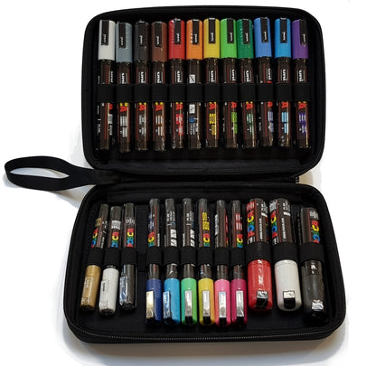 Maaleo acrylstiften 24 kleuren - sneldrogende markers voor papier, glas Maaleo acrylstiften 24 kleuren - sneldrogende markers voor papier, glas