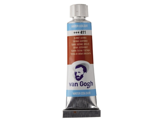 Sienna gebrand 411  tube 10 ml. Van Gogh Aquarelverf