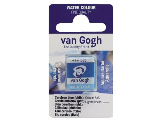 Ceruleumblauw (phthalo) 535 napje Van Gogh Aquarelverf