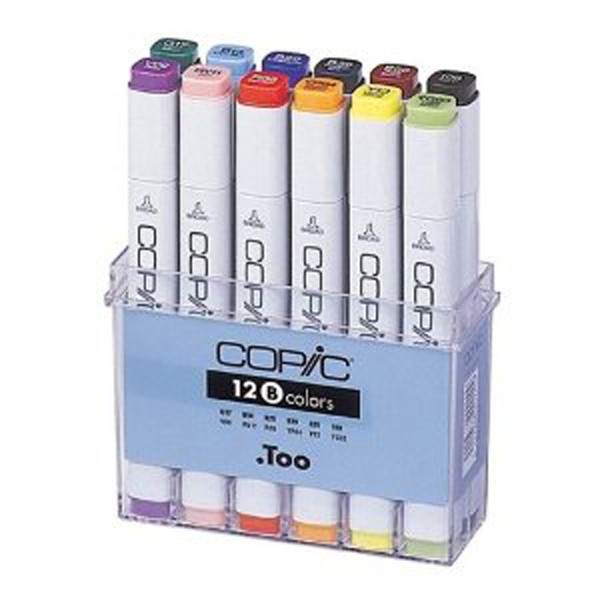 Copic markers Basis 12 kleuren Set Alcohol Marker