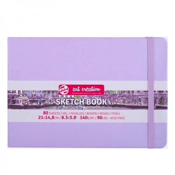 Schetsboekje Pastel Violet A5 21x14,8cm Talens ArtCreation