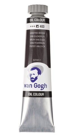Van DijckBruin 403 S1 Olieverf 20 ml. Van Gogh