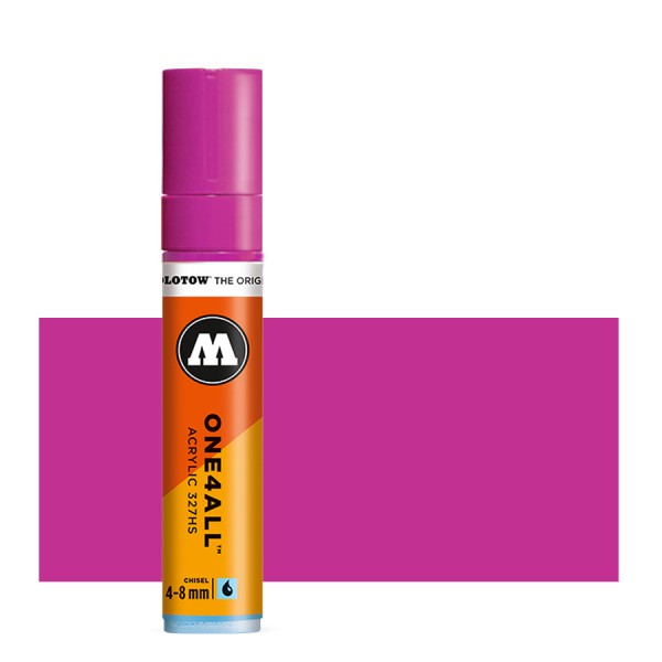 Fuchsia Pink 327HS 4-8mm Molotow One4All Acryl Marker