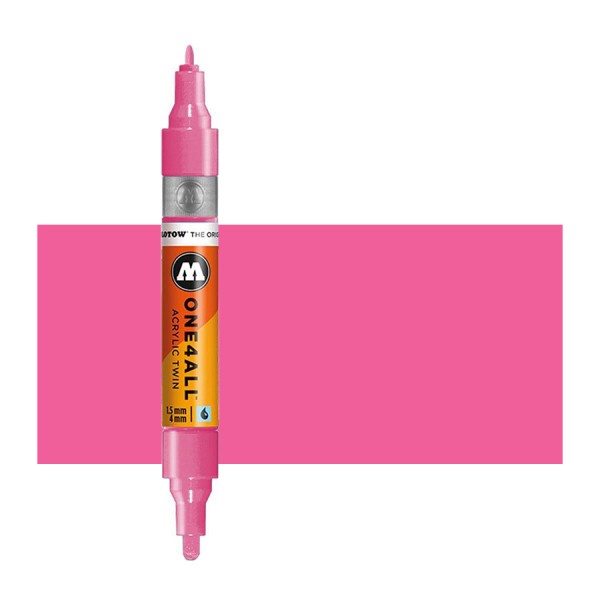 Neon Pink Twin Marker One4All Molotow