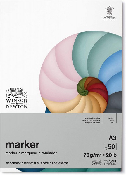 A3 Promarker marker papier Markerblok Winsor & Newton