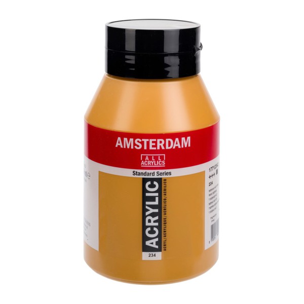 234 Sienna Naturel 1 liter Acryl 1000ml pot Amsterdam