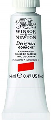 CADMIUM RED 094 14 ml. S4 Designers Gouache Winsor & Newton
