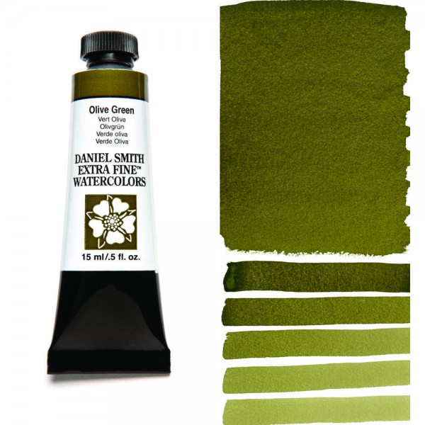 Olive Green Serie 1 Watercolor 15 ml. Daniel Smith