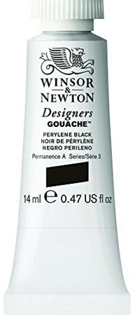 PERYLENE BLACK 505 14 ml.S3 Designers Gouache Winsor & Newton