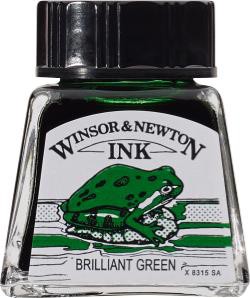 Teken Inkt 14ml Briliant Green Winsor & Newton