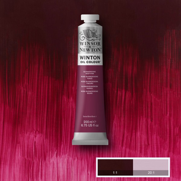 Quinacridone Deep Pink 229 200 ml. Winton olieverf