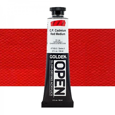 Golden Open 7100 S9 Cadmiumrood middel 60ml