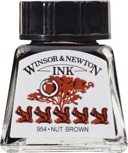 Teken Inkt 14ml Nut Brown Winsor & Newton
