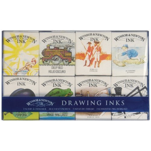 Winsor & Newton drawing Inks Introductory set William