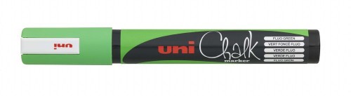 PWE-5M 1.8-2.5 mm Medium Fluor Groen krijtstift Uni Chalk Marker